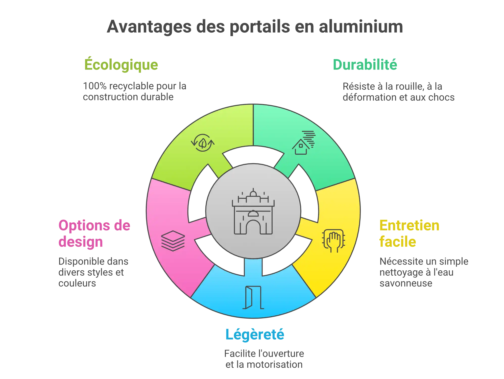avantages des portails en aluminium à Perros guirec