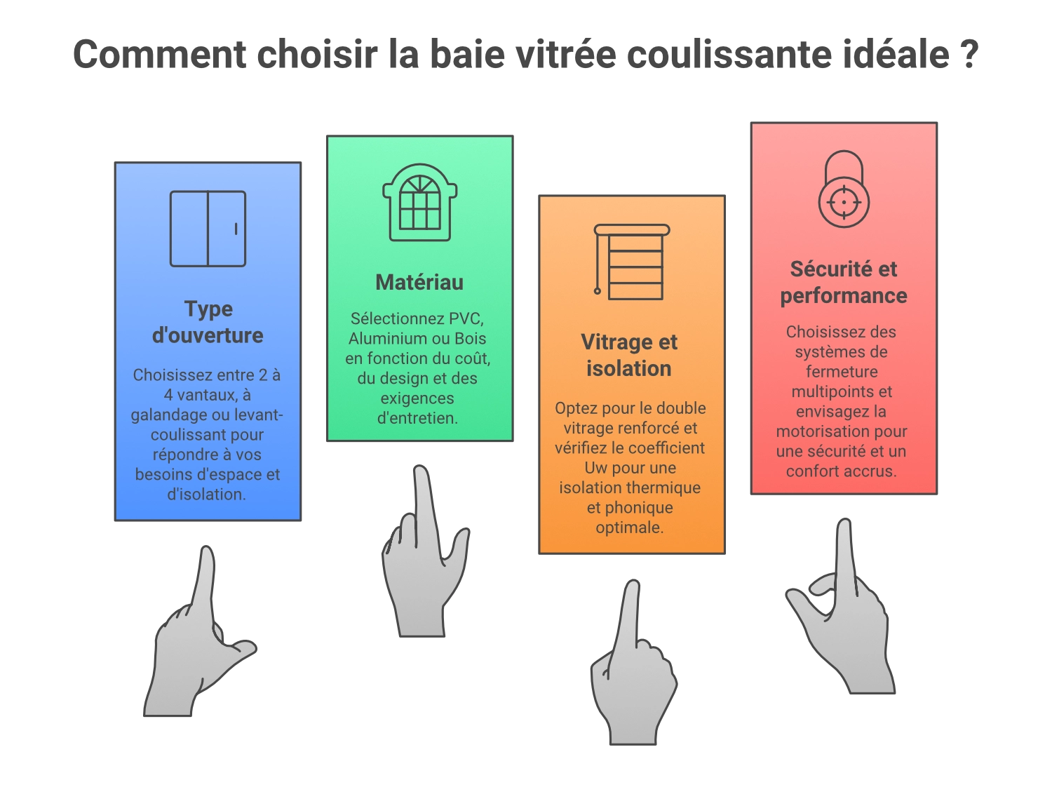 Infographie baie vitrée coulissante lannion