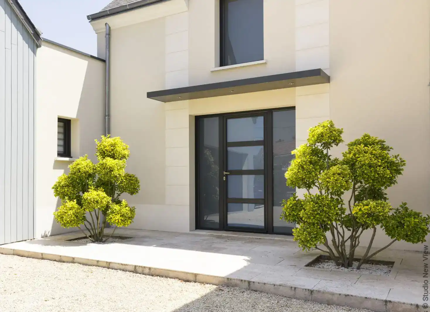 porte d'entrée moderne lannion perros louannec fpee