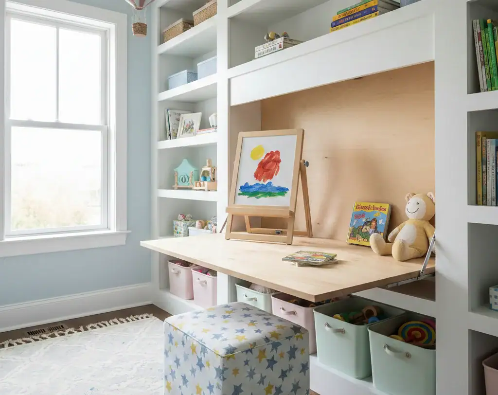bureau escamotable chambre enfant meubles modulables lannion louannec